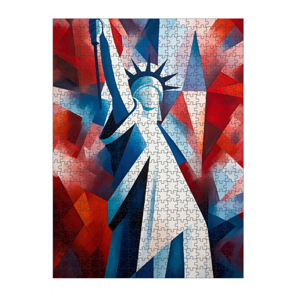 artboxONE Puzzle "Abstrakte Freiheitsstatue" artboxONE - Städte / New York,Reise,Abstrakt