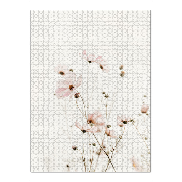Puzzle Ravensburger "Frühlings Cosmea Creme und Rosa" artboxONE - Natur,Floral,Buchstaben / C,Für Mama