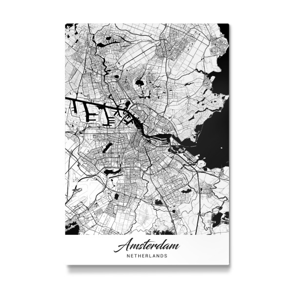 Galerie-Print "Amsterdam City Map" 30x20 cm artboxONE