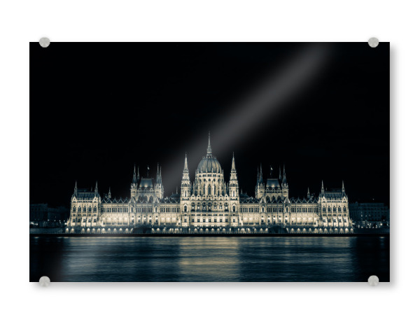 Acrylglasbild "Das Parlament" artboxONE - Reise,Architektur,Städte / Budapest - Budapest,Ungarn,Parlament,Donau,Buda,Pest