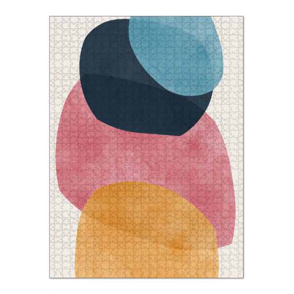 Puzzle Ravensburger "Colorful shapes A" artboxONE - Abstrakt,Geometrie