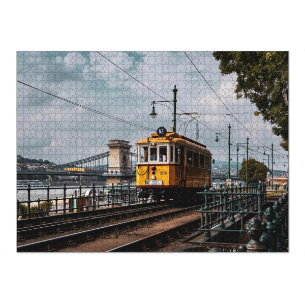 Puzzle Ravensburger "Die Straßenbahhn von Budapest" artboxONE - Reise / Länder,Städte / Budapest