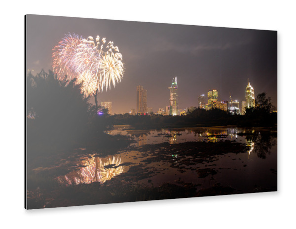 Alu-Dibond "Silvester in Saigon" 30x20 cm artboxONE