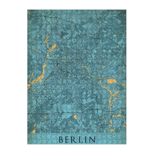 artboxONE Puzzle "Berlin Retro CityMap" artboxONE - Städte / Berlin,Kartografie