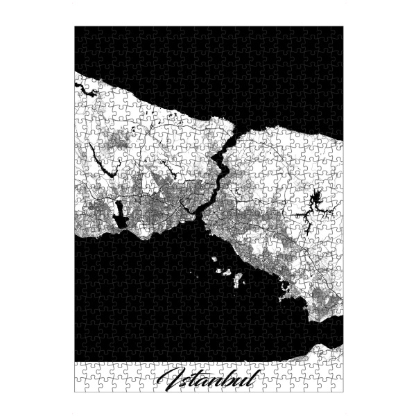 Puzzle Ravensburger "Istanbul City Map" artboxONE - Städte / Istanbul,Kartografie