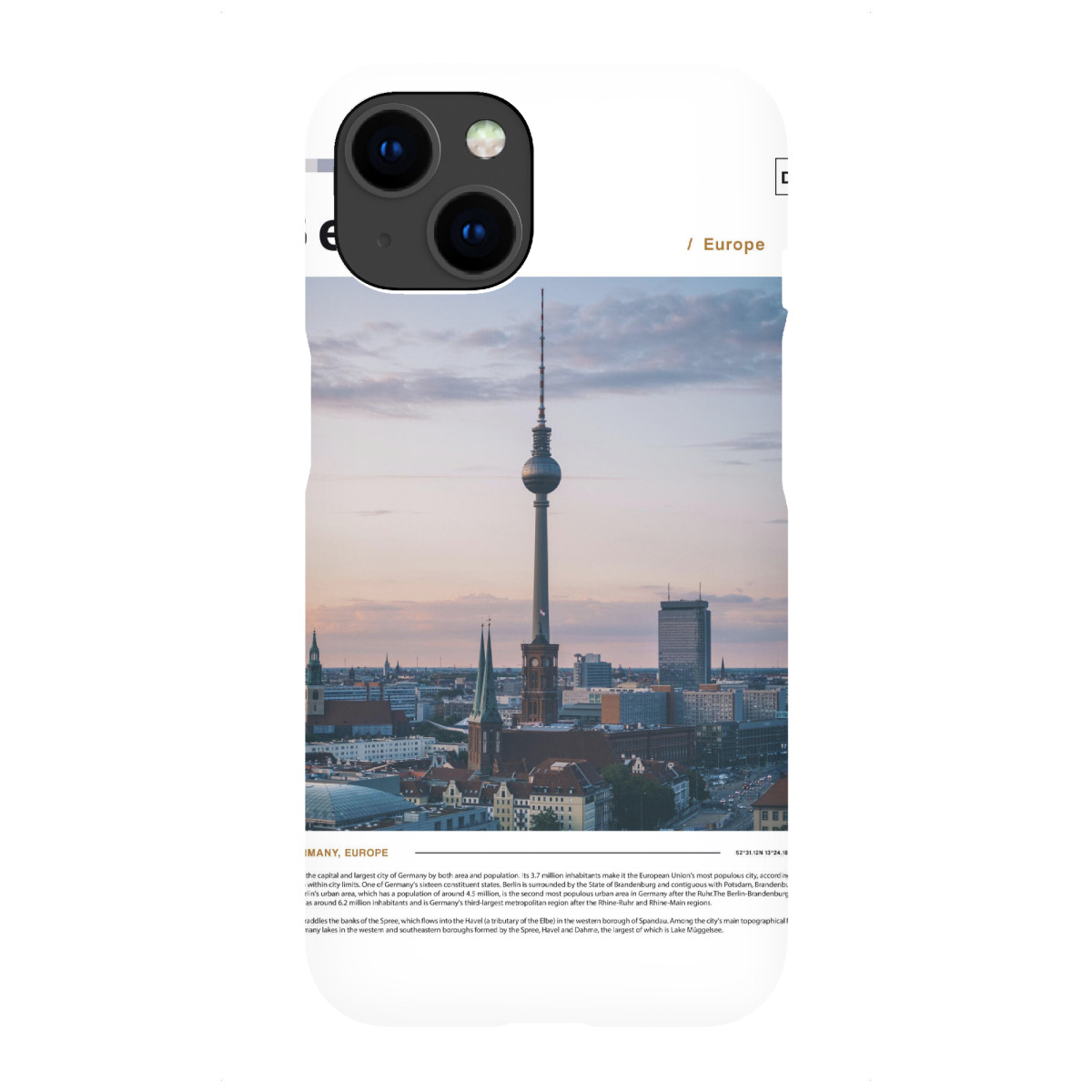 "Berliner Zeitungsseite"für iPhone - Premium-Case Handyhülle artboxONE