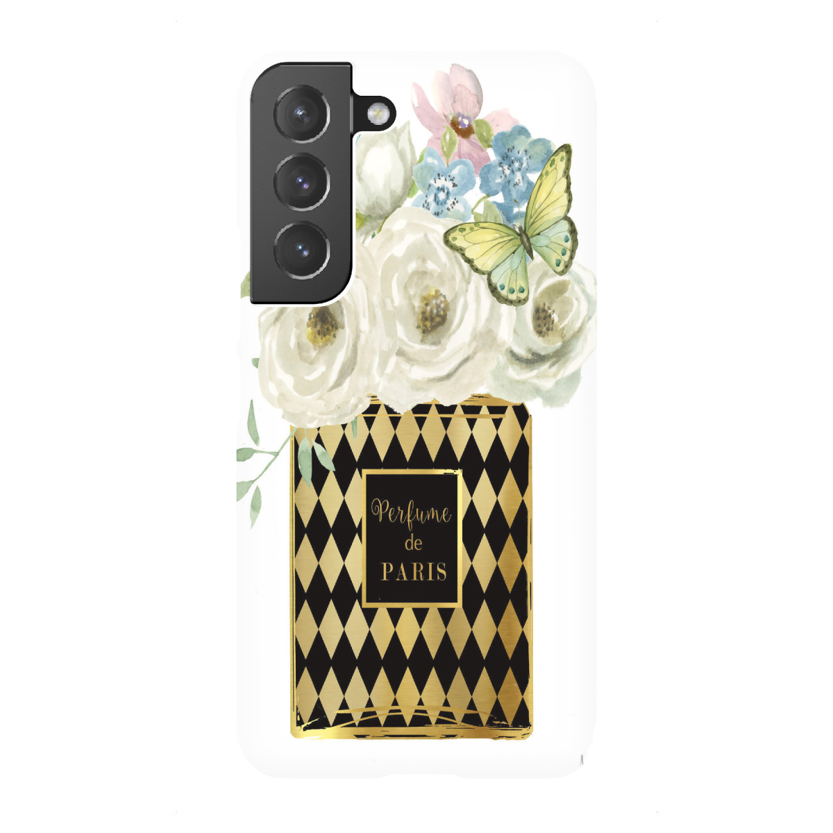 Samsung Galaxy "Harlekin-Blumenparfüm" Premium-Case Handyhülle artboxONE