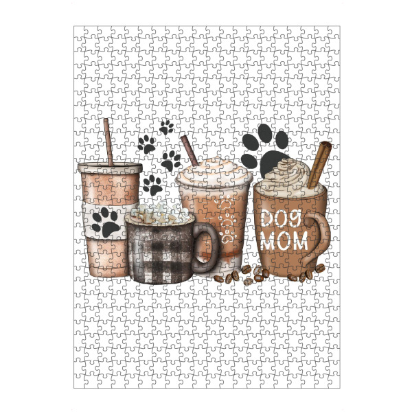 artboxONE Puzzle "Hundemama-Kaffeetassen" artboxONE - Tiere,Essen & Trinken,Fashion,Für Mama,Festivals