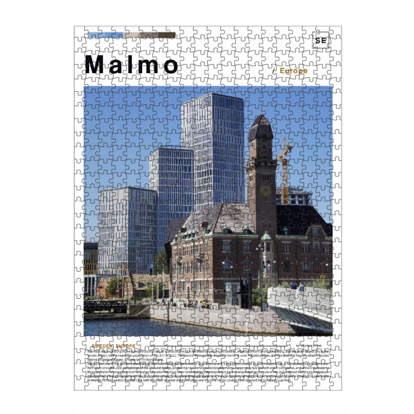 Puzzle Ravensburger "Malmö-Zeitungscover" artboxONE - Städte,Architektur
