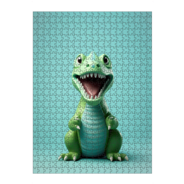 Puzzle Ravensburger "Lustiger Spielzeug-Dinosaurier" artboxONE - Für Kinder,Tiere,Lustig