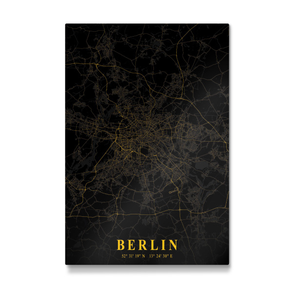 Galerie-Print "City Map von Berlin" 30x20 cm artboxONE