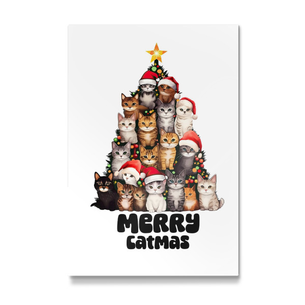 Galerie-Print "Frohe katzige Weihnachten" 30x20 cm artboxONE