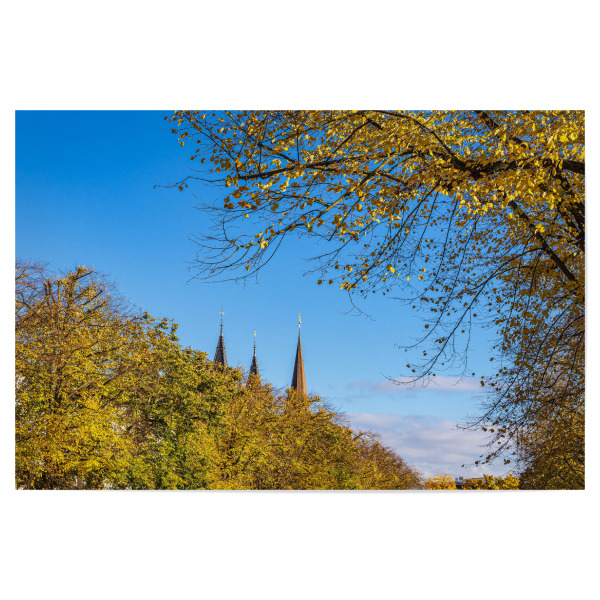 Poster 30x20 cm "Turmspitzen im Herbst" artboxONE - Städte,Natur,Reise,Architektur