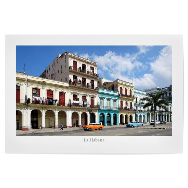 Poster 30x20 cm "Buntes Havanna" artboxONE - Städte,Reise,Architektur,Reise / Länder,Städte / Weitere