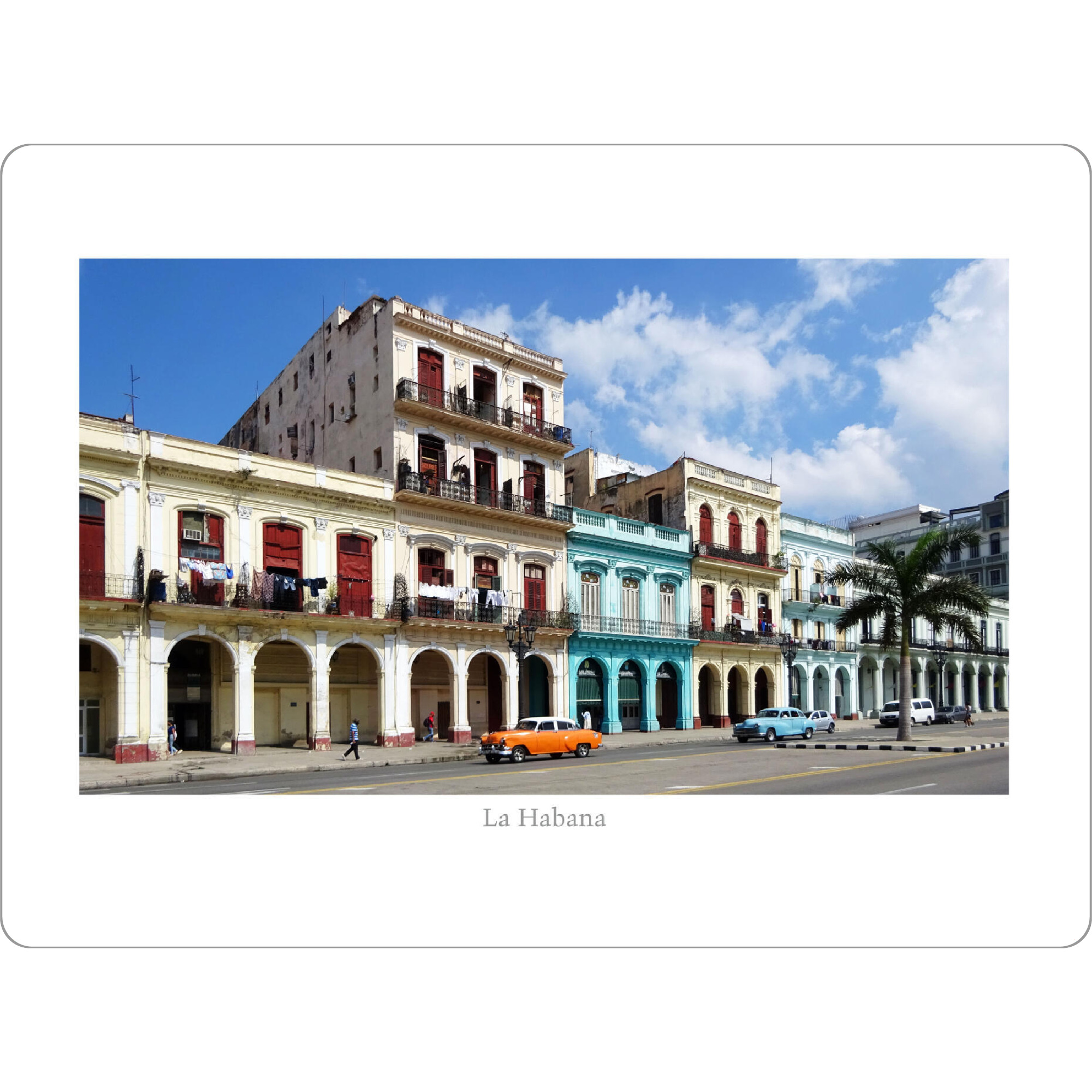 Tischset "Buntes Havanna" artboxONE - Städte,Reise,Architektur,Reise / Länder,Städte / Weitere