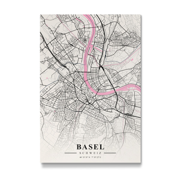 Galerie-Print "Stadt Basel Wandbild" 30x20 cm artboxONE