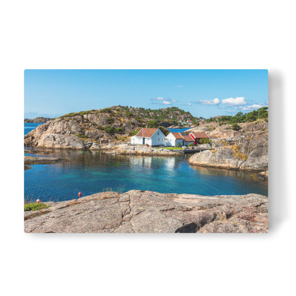 Leinwandbild "Schäreninsel Kapelløya" artboxONE - Natur,Reise,Architektur,Reise / Strand und Meer,Reise / Länder