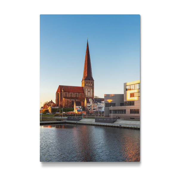 Galerie-Print "Warnow und Petrikirche" 30x20 cm artboxONE