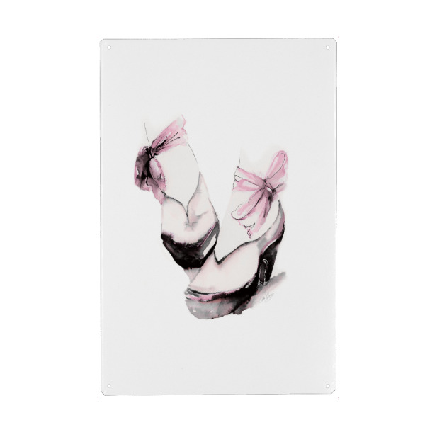 Holzbild "Ballettplattform" artboxONE - Menschen,Fashion - Schuhe,Plattform,Ballett