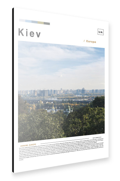 Alu-Dibond "Kiewer Zeitungscover" 30x20 cm artboxONE
