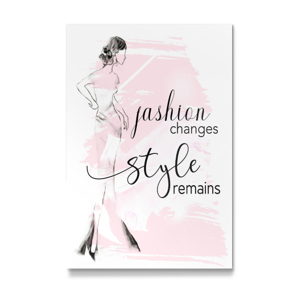 Galerie-Print "Mode verändert Stil bleibt" 30x20 cm artboxONE