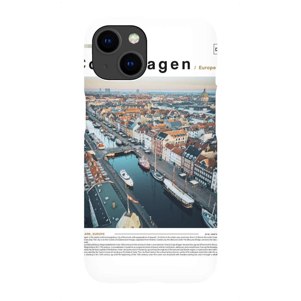 "Cover der Kopenhagener Zeitung"für iPhone - Premium-Case Handyhülle artboxONE