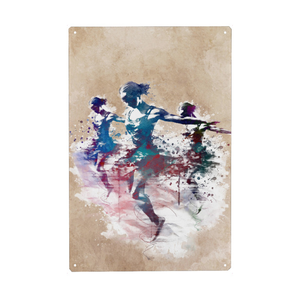 Holzbild "Synchronschwimmsport A" artboxONE - Sport,Sport / Motivation - Schwimmen,Schwimmen,Sport,Illustration,Sport