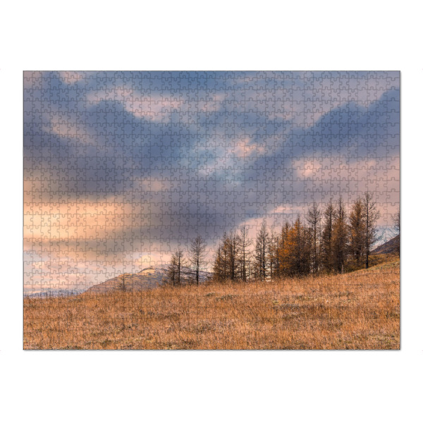 Puzzle Ravensburger "Landschaft mit Gras und Bäumen" artboxONE - Natur,Reise,Reise / Länder