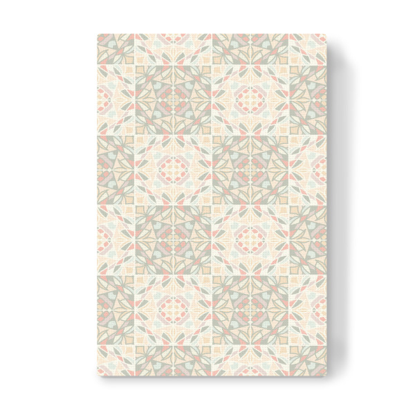 Leinwandbild "Kaleido-Glasfliesen" artboxONE - Abstrakt,Geometrie - Fliesen,Wandfliesen,Buntglas,Kaleidoskop,Jugendstil,Art deco,Küchenfliesen