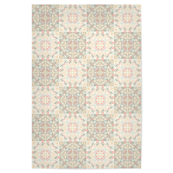 Poster 30x20 cm "Kaleido-Glasfliesen" artboxONE - Abstrakt,Geometrie - Fliesen,Wandfliesen,Buntglas,Kaleidoskop,Jugendstil,Art deco,Küchenfliesen