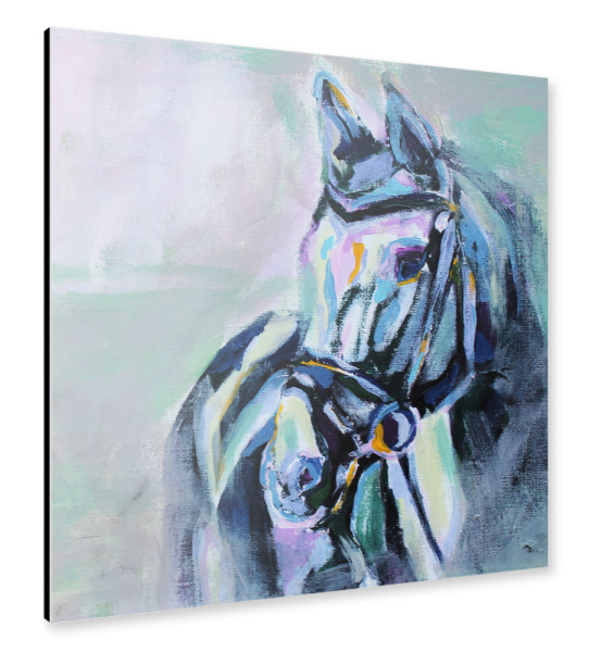 Alu-Dibond "Listen" 30x30 cm artboxONE