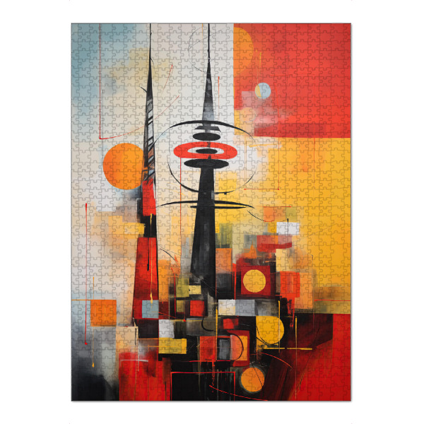 Puzzle Ravensburger "Abstrakte Berliner Skyline" artboxONE - Städte / Berlin,Abstrakt,Architektur