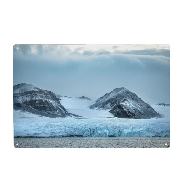Metall Poster "Svalbard Gletscher" artboxONE - Natur,Reise