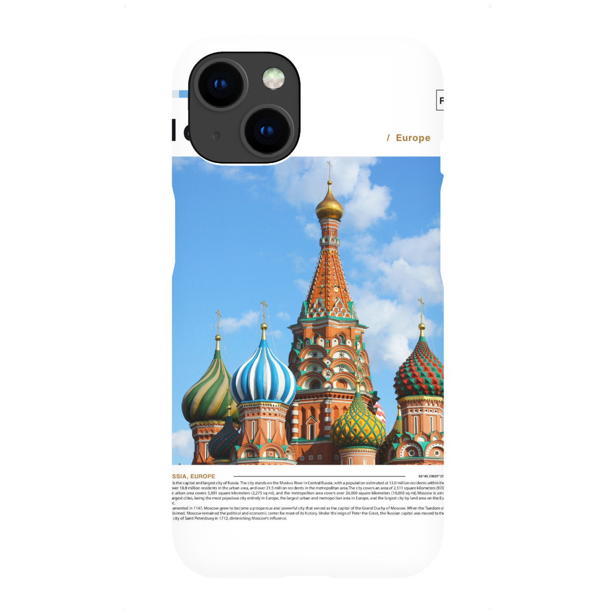 "Cover der Moskauer Zeitung"für iPhone - Premium-Case Handyhülle artboxONE