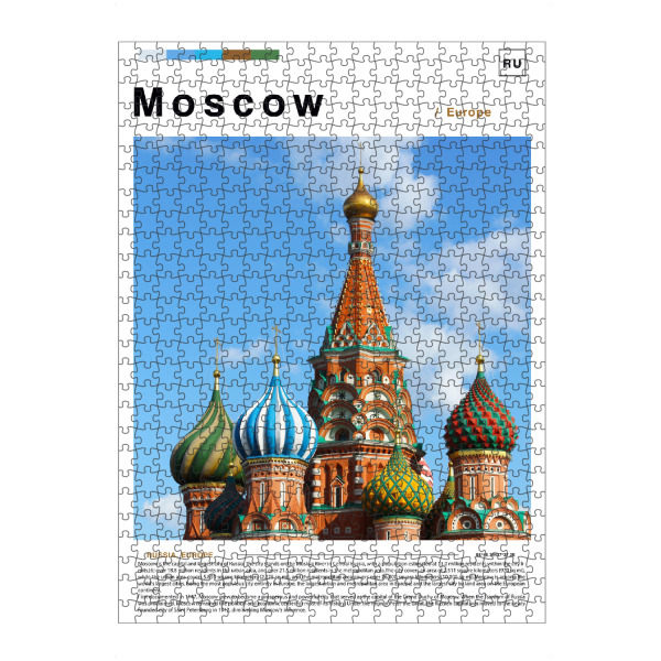 Puzzle Ravensburger "Cover der Moskauer Zeitung" artboxONE - Städte,Architektur