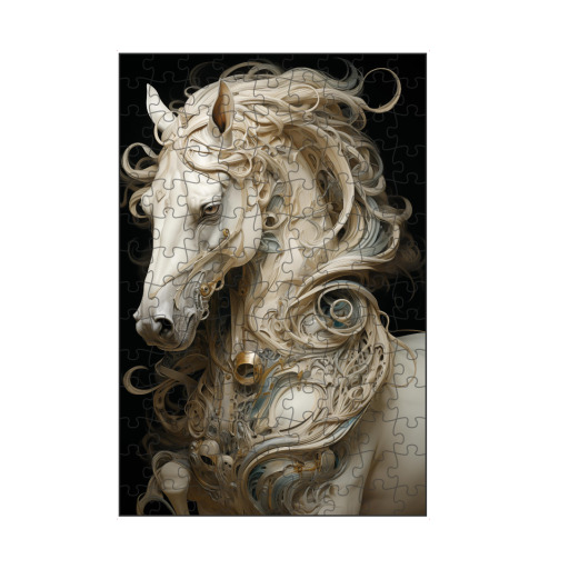 Surreales Pferde Portrait