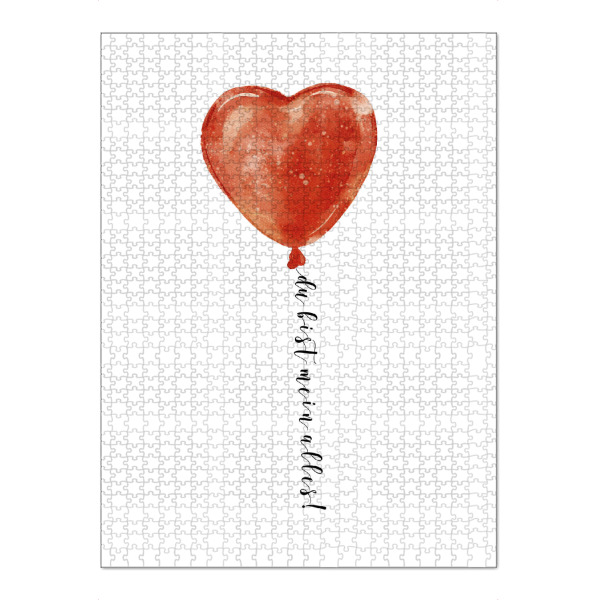 Puzzle Ravensburger "Herzballon - Du bist mein alles" artboxONE - Für Kinder,Liebe