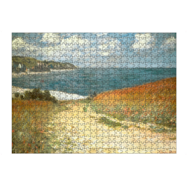 Puzzle Ravensburger "Weizenfelder bei Pourville" artboxONE - Natur,Reise,Reise / Länder,Für Mama,Für Papa