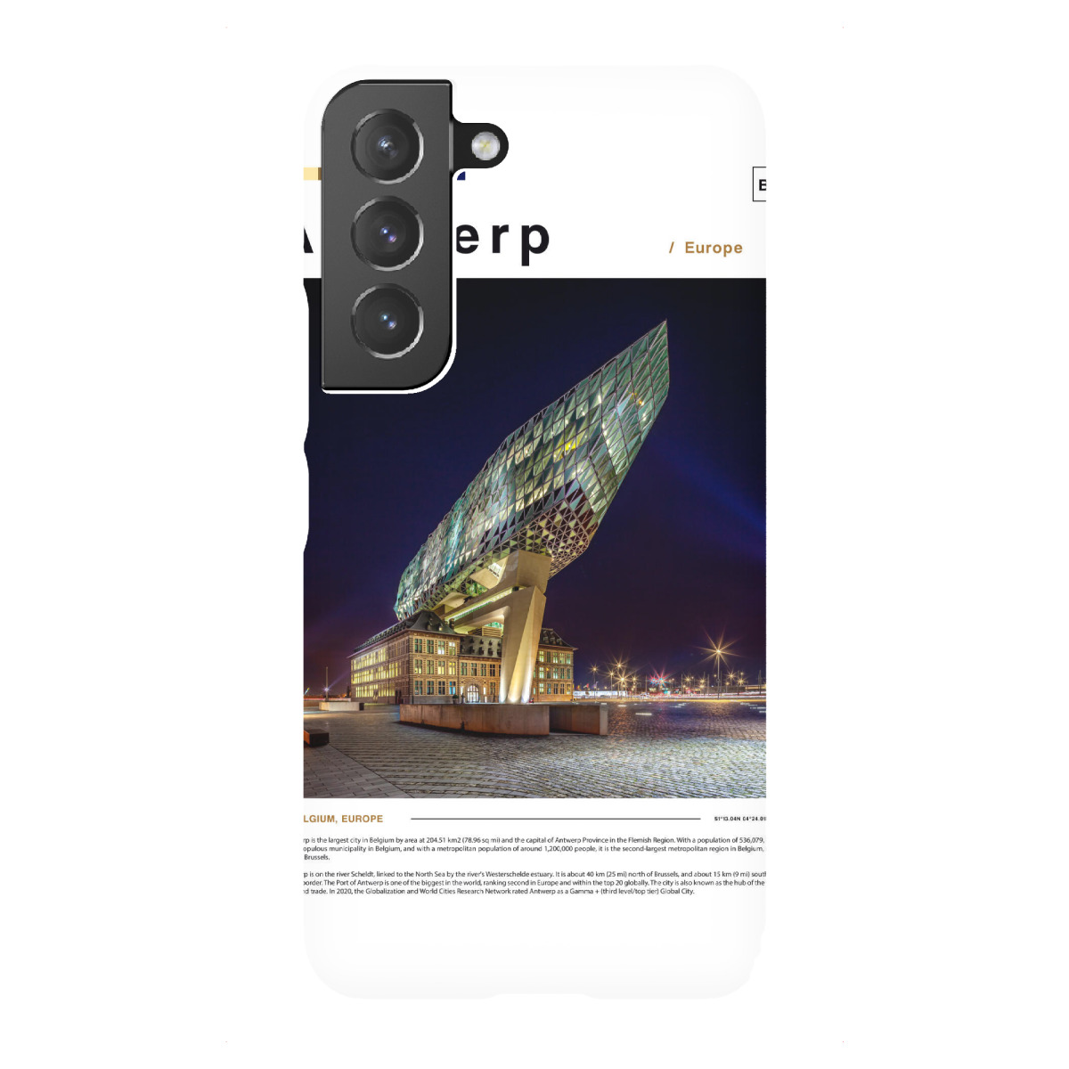 "ANTWERPEN Zeitungscover"für Samsung Galaxy - Premium-Case Handyhülle artboxONE