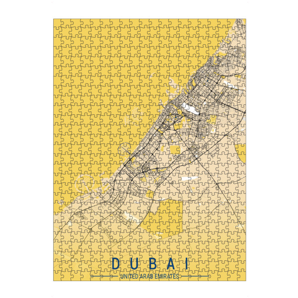 artboxONE Puzzle "City of Dubai" artboxONE - Städte / Dubai,Kartografie