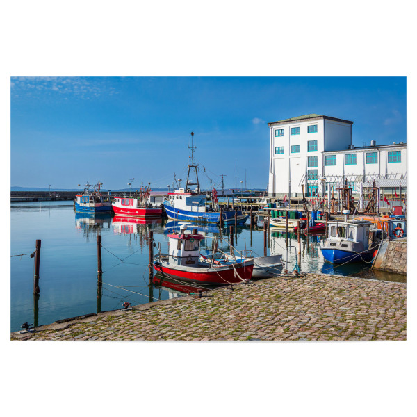 Poster 30x20 cm "Fischerboote im Hafen" artboxONE - Städte,Natur,Reise,Architektur,Reise / Strand und Meer