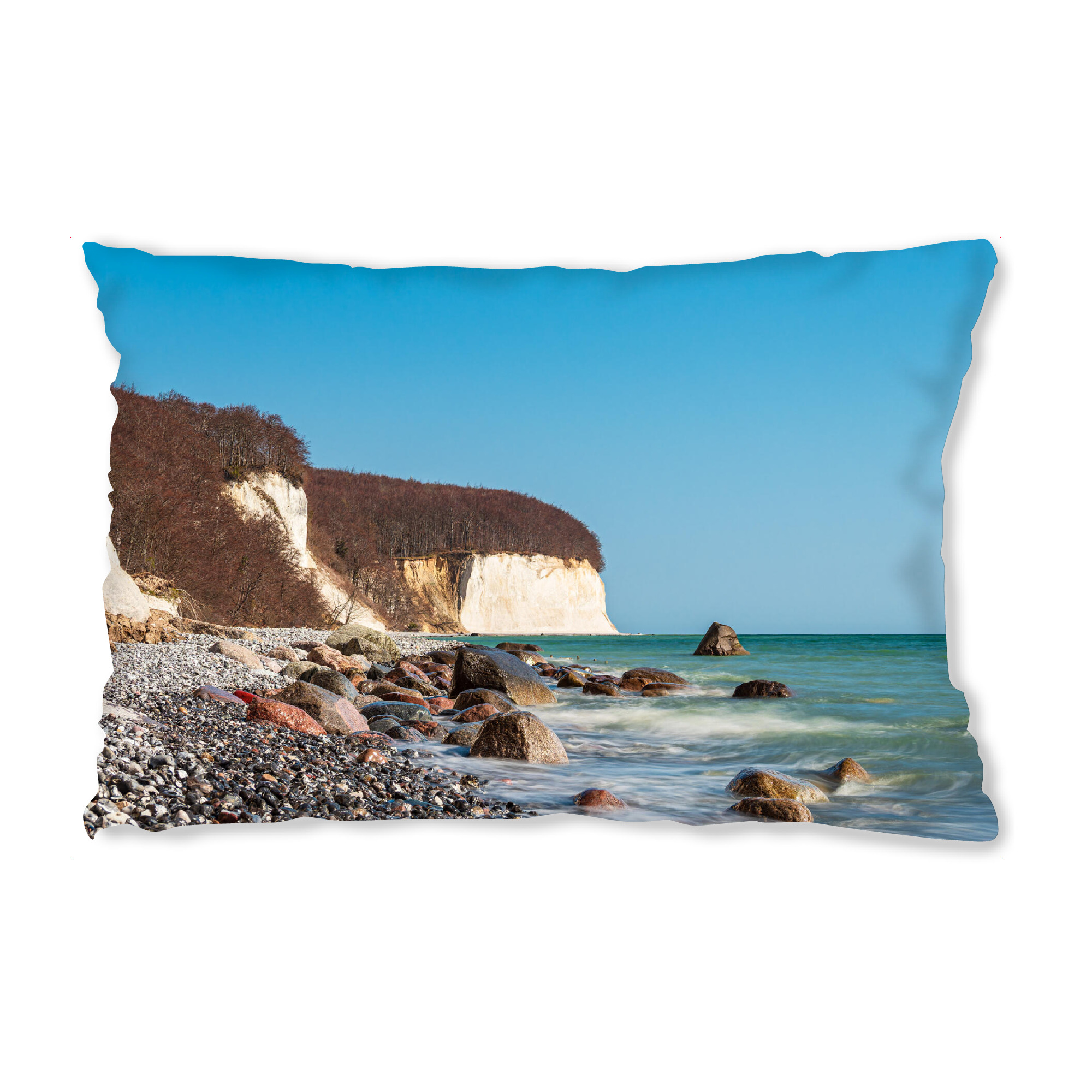 Design-Kissen "Kreidefelsen und Ostsee" artboxONE - Natur,Reise,Reise / Strand und Meer