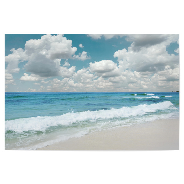 Poster 30x20 cm "Strandglück" artboxONE - Reise / Strand und Meer - Strand,Meer,Küste,Küste,Meer