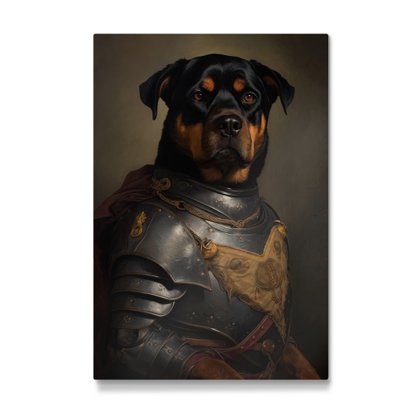 Galerie-Print "Rottweiler-Hunderitter" 30x20 cm artboxONE
