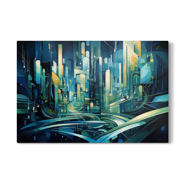 Galerie-Print "Grüne Zukunftsstadt" 30x20 cm artboxONE