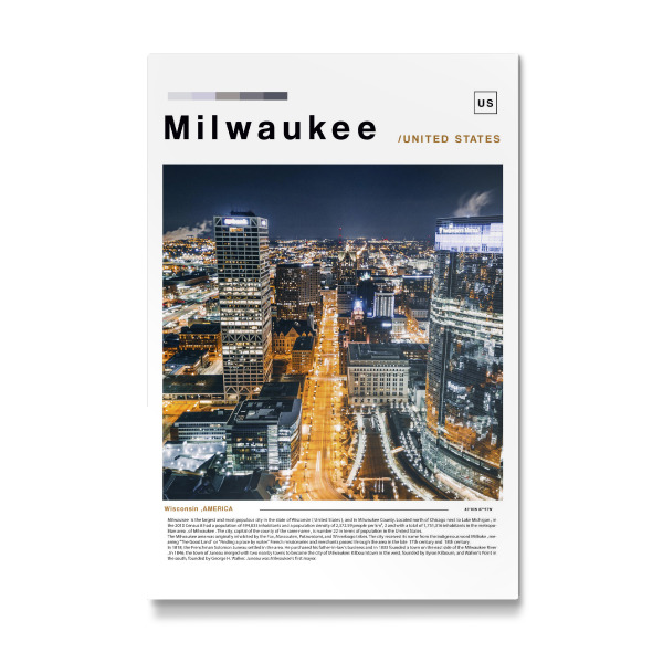 Galerie-Print "Titelseite der Milwaukee-Zeitung" 30x20 cm artboxONE