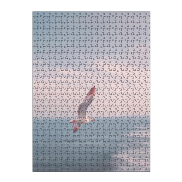 Puzzle Ravensburger "Möwe über dem Meer" artboxONE - Natur,Reise,Tiere,Reise / Strand und Meer