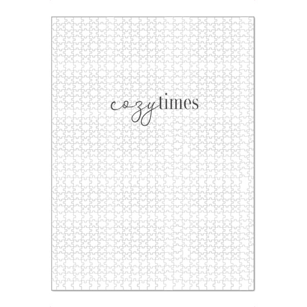 Puzzle Ravensburger "Cozytimes" artboxONE - Typografie,Schwarzweiß