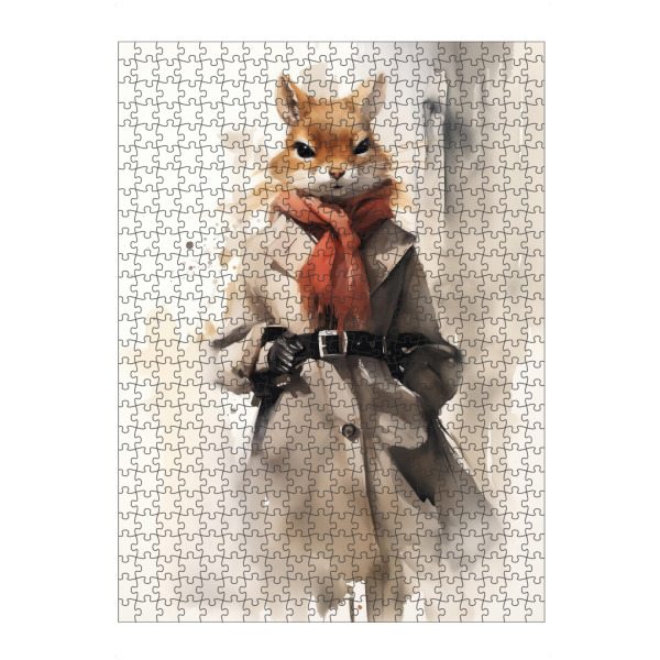 Puzzle Ravensburger "Mode-Eichhörnchen" artboxONE - Tiere,Fashion,Lustig