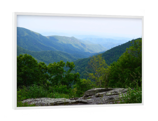 Poster mit weißem Rahmen "Die grünen Appalachen" artboxONE - Natur,Reise / Afrika,Reise / Länder